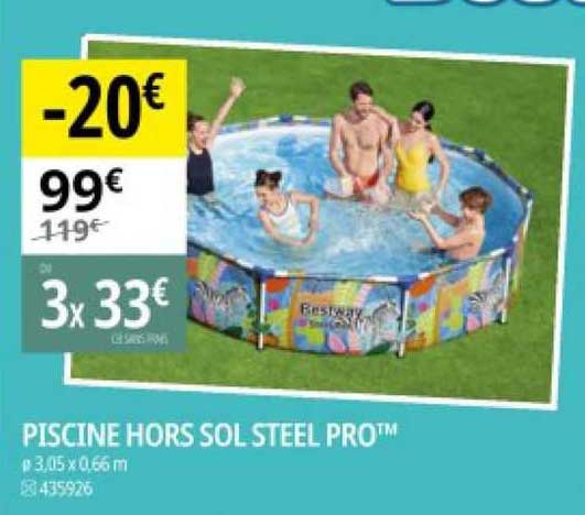 piscine hors sol steel pro bestway