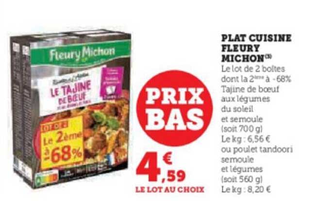 plat cuisiné fleury michon