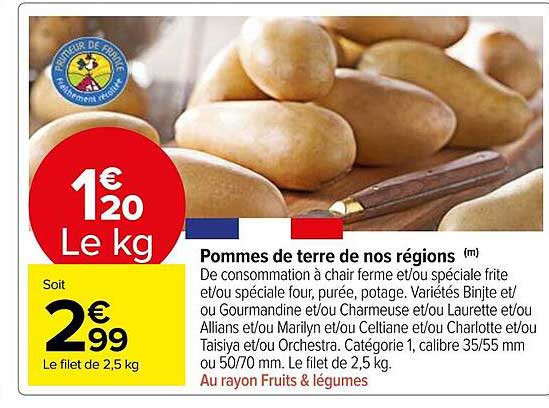 Pommes De Terre De Nos Régions