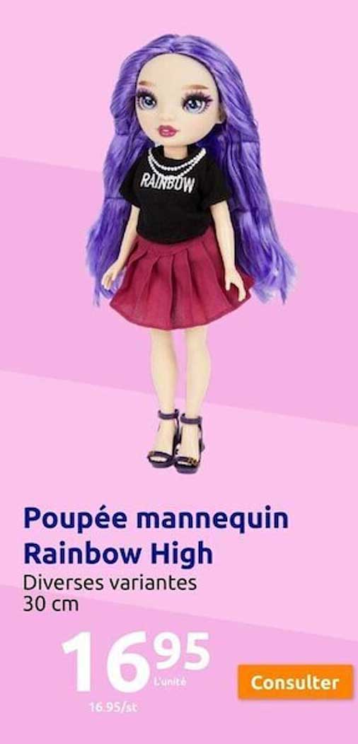 poupee mannequin rainbow high