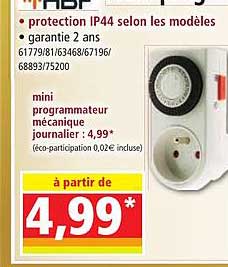 mini programmateur mécanique journalier