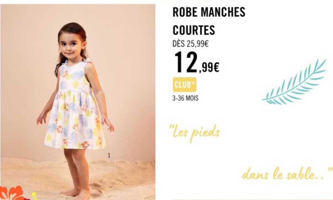robe manches courtes