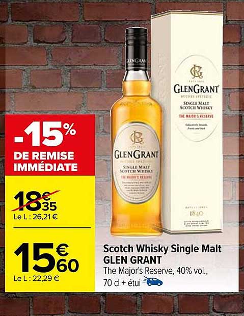 scotch whisky single malt glen grant