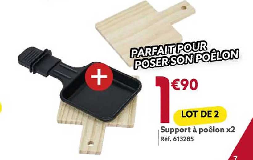 Support à Poêlon X 2