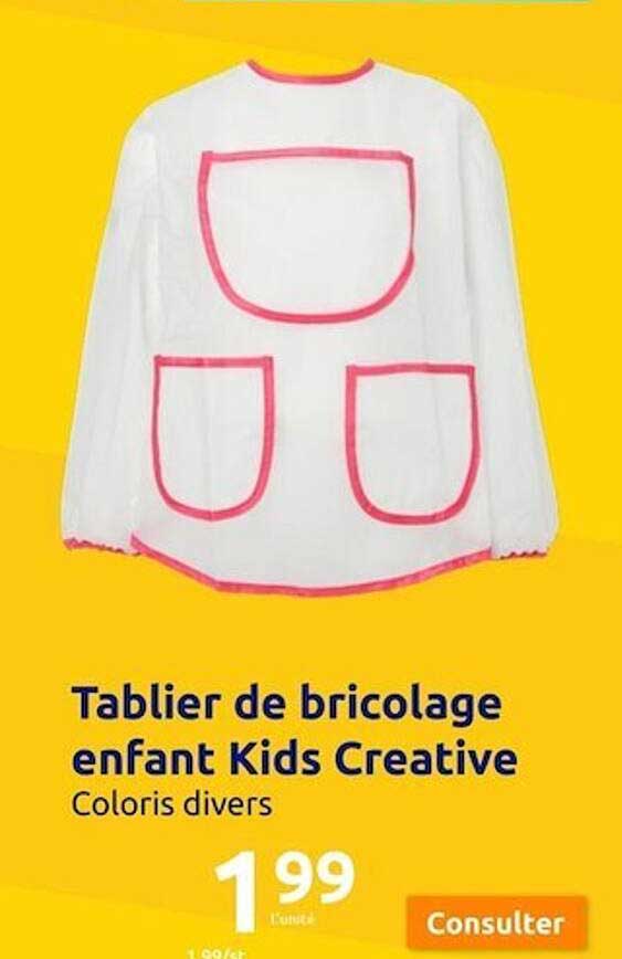 Tablier De Bricolage Enfant Kids Creative