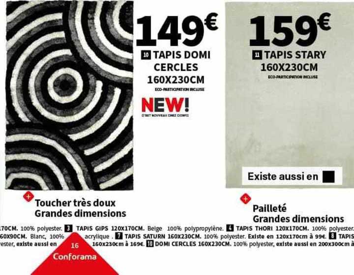 Tapis Domi Cercles 160 X 230 Cm, Tapis Stary 160 X 230 Cm
