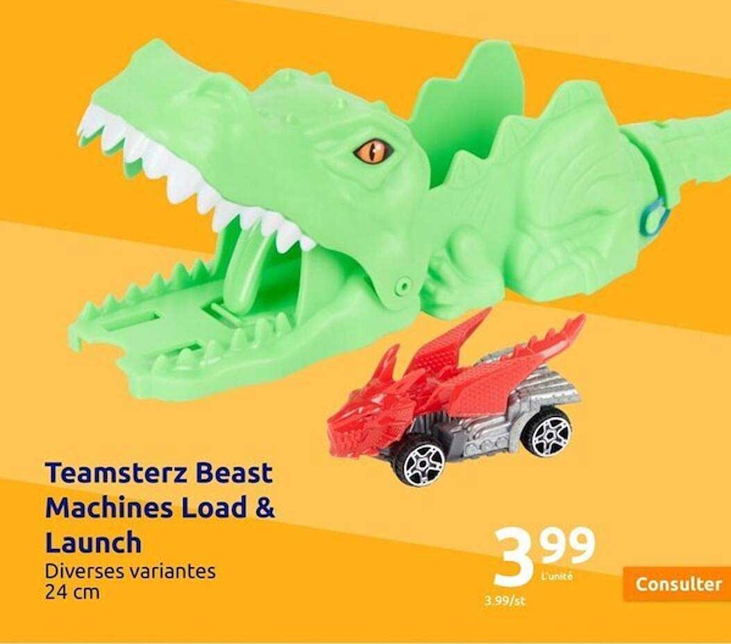 teamsterz beast machines load & launch