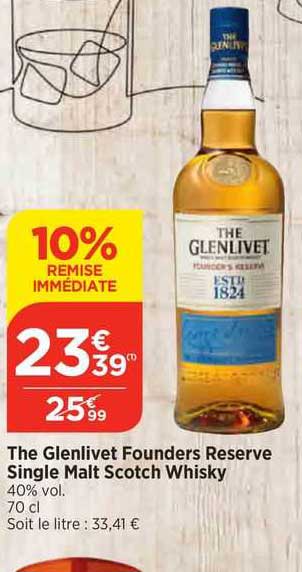 the glenlivet founders réserve single malt scotch whisky