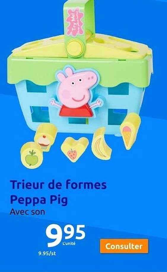 trieur de formes peppa pig