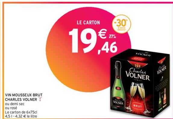 vin mousseux brut charles volner