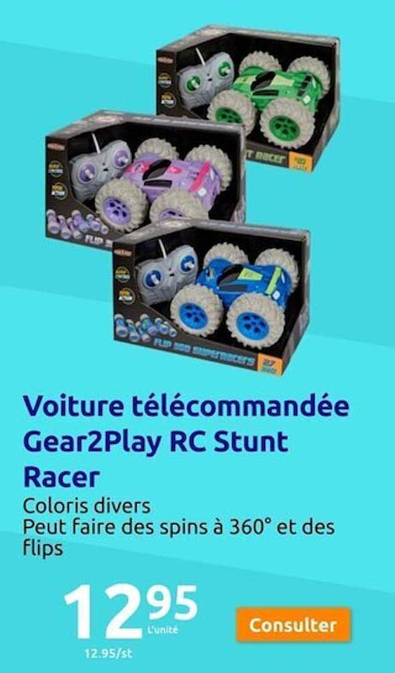 Voiture Telecommandee Gear2play Rc Stunt Racer