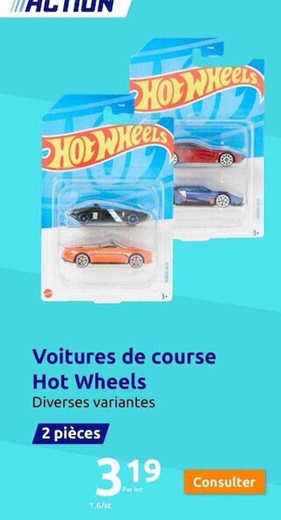 voiturers de course hot wheels