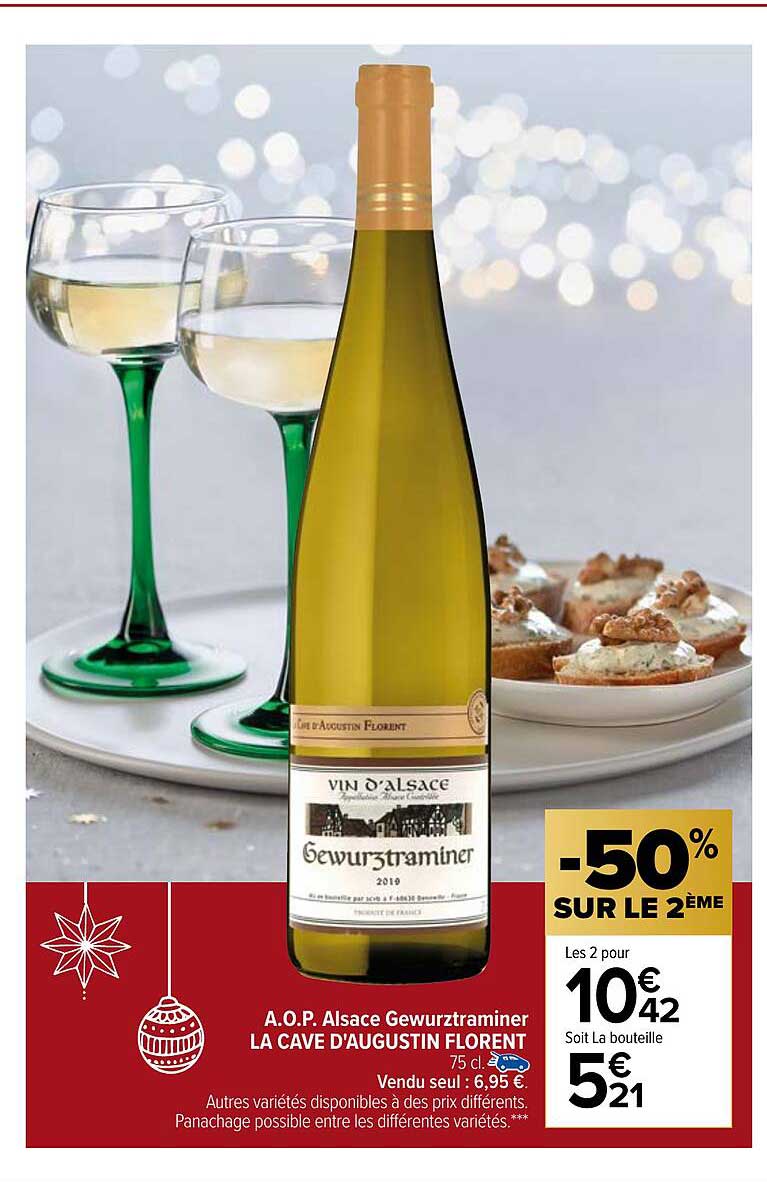 a.o.p. alsace gewurztraminer la cave d'augustin florent