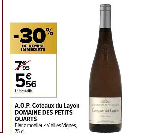 a.o.p. coteaux du layon domaine des petits quarts