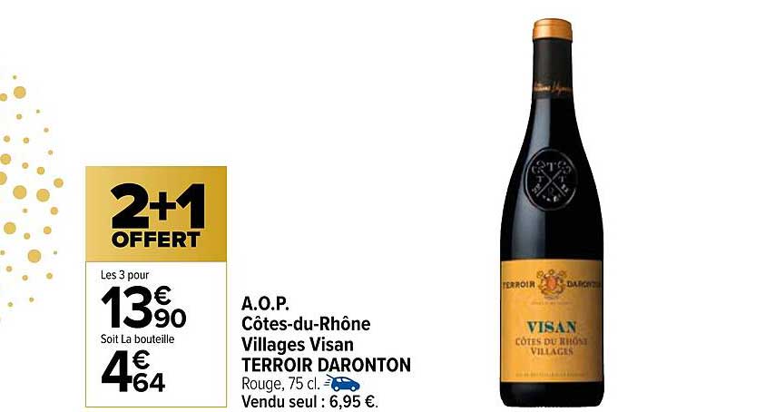a.o.p. côtes-du-rhône villages visan terroir daronton