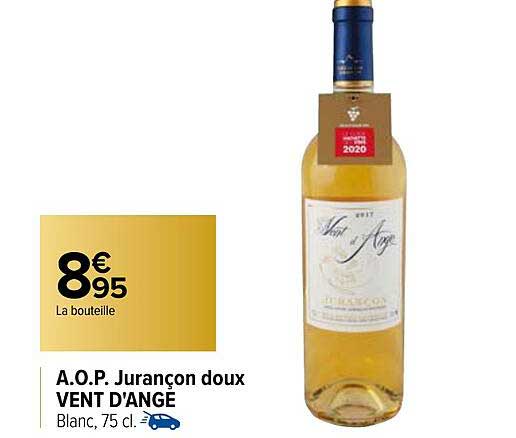 a.o.p. jurançon doux vent d'ange