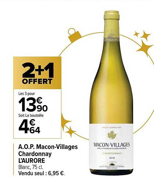 a.o.p. macon-villages chardonnay l'aurore