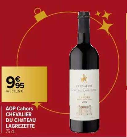 Aop Cahors Chevalier Du Château Lagrezette