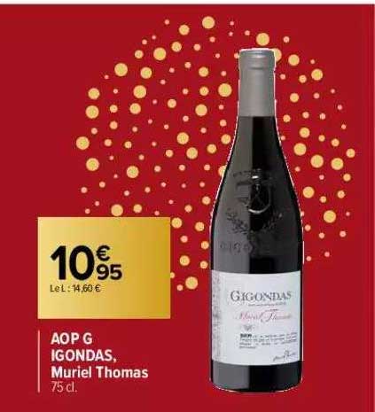 aop gigondas, muriel thomas