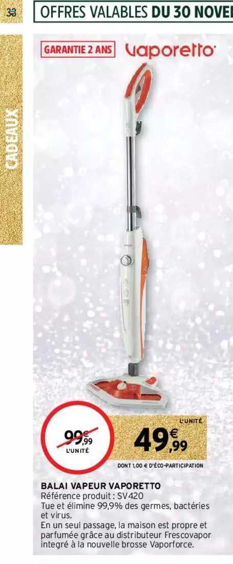 balai vapeur vaporetto