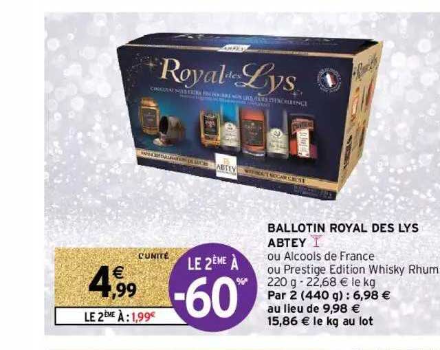 ballotin royal des lys abtey