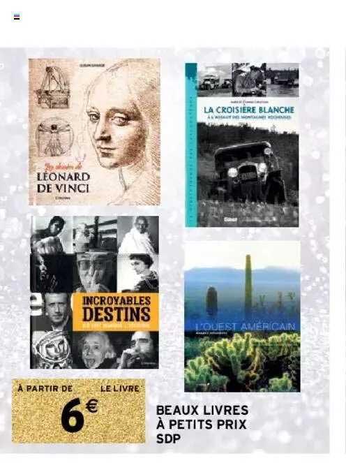 beaux livres à petits prix sdp