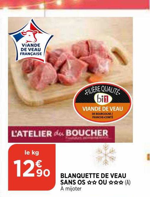 Blanquette De Veau Sans Os ** Ou *** L'atelier Du Boucher