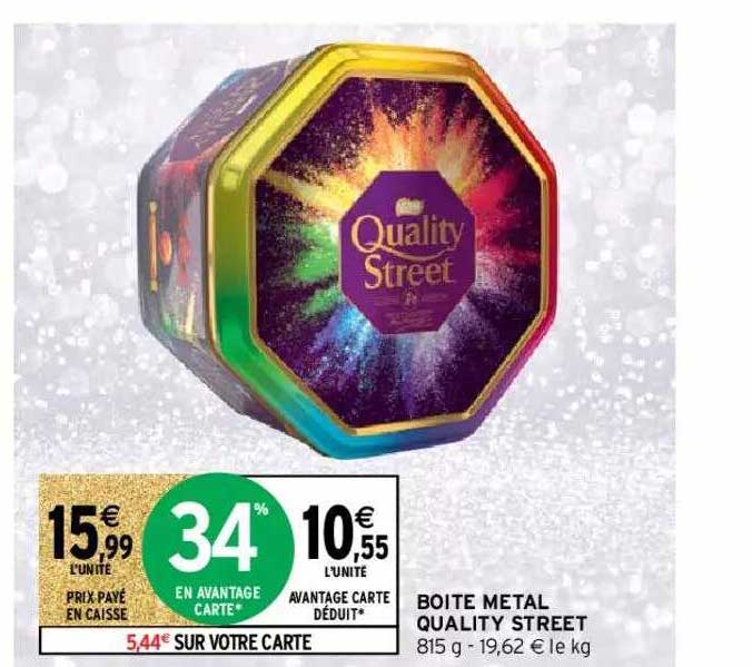 Boîte Métal Quality Street