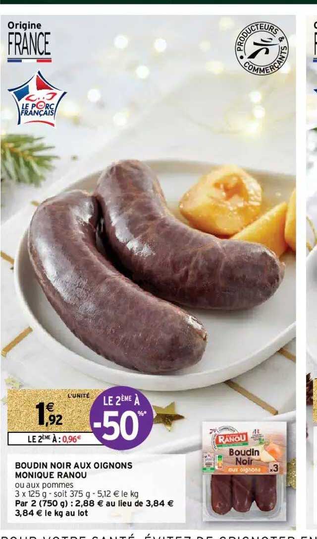 boudin noir aux oignons monique ranou