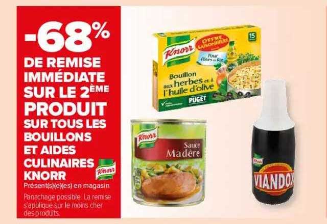 bouillons et aides culinaires knorr