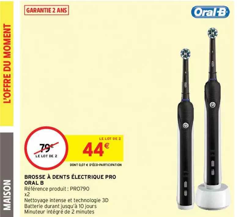 brosse à dents électrique pro oral b