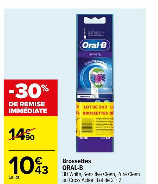 Brossettes Oral-b