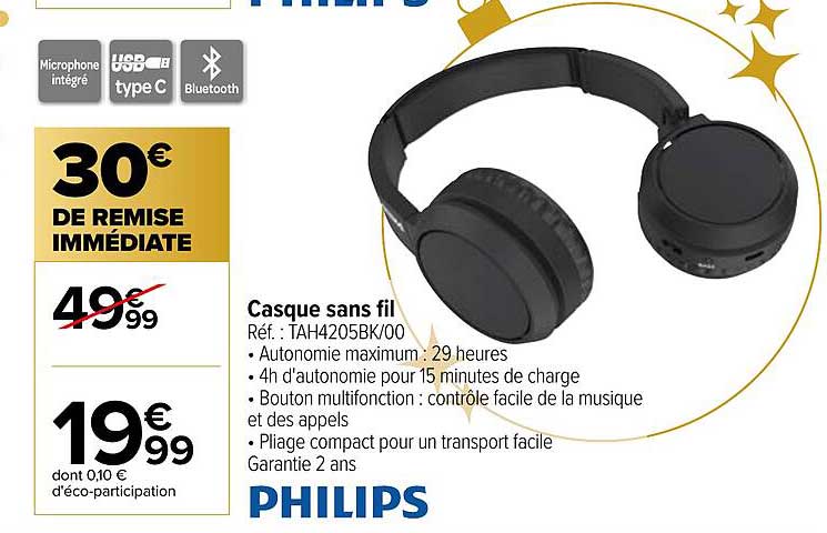 Casque Sans Fil Philips