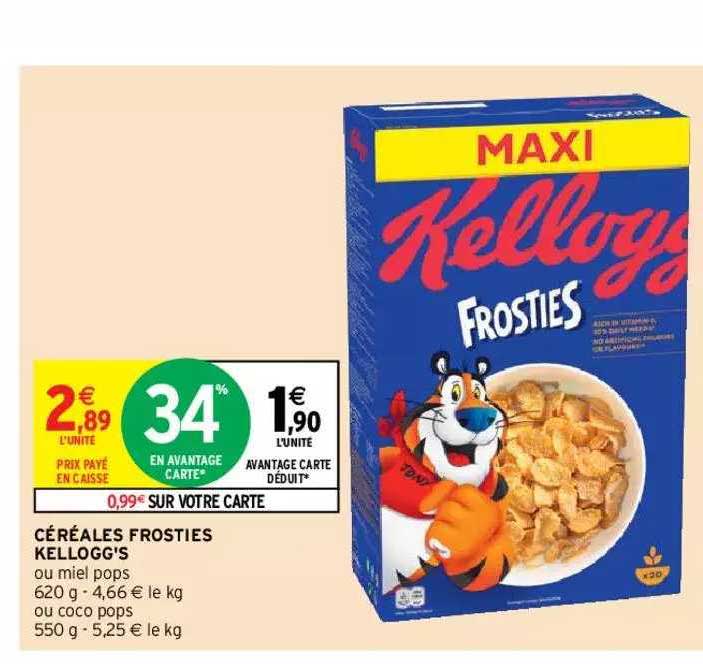 Céréales Frosties Kellogg's