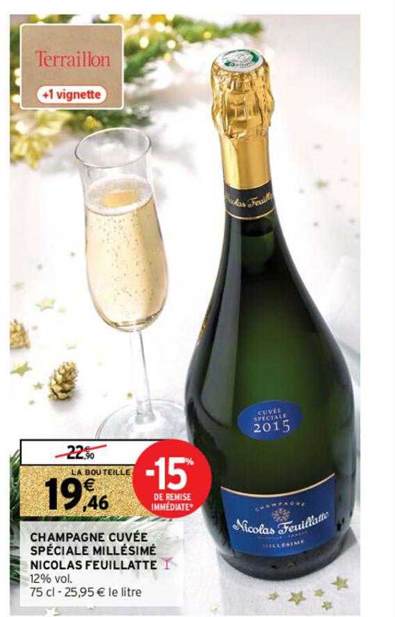 champagne cuvée spéciale millésimé nicolas feuillatte