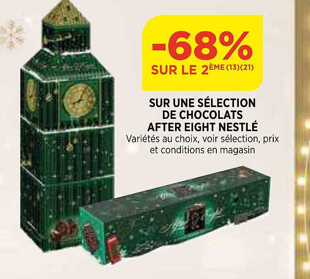chocolats after eight nestlé