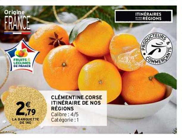 Clémentine Corse Itinéraire De Nos Régions