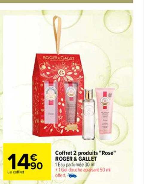 coffret 2 produits "rose" roger & gallet