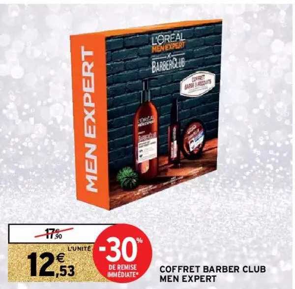 coffret barber club men expert
