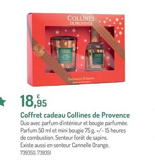 coffret cadeau collines de provence