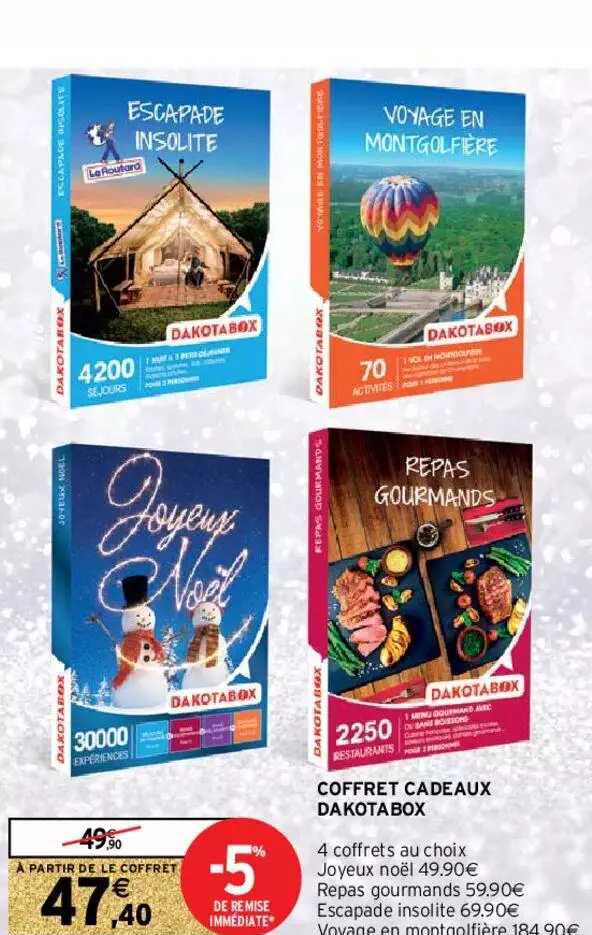 coffret cadeaux dakotabox