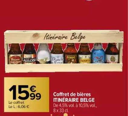 Coffret De Bières Itinéraire Belge