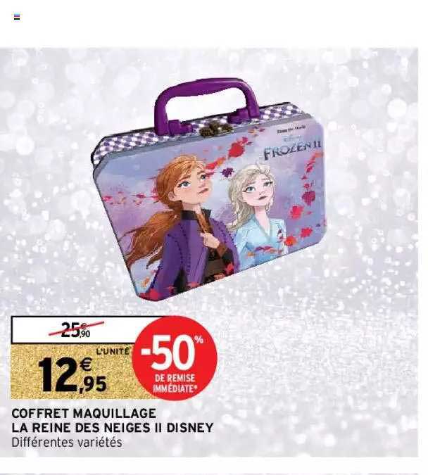 coffret maquillage la reine des neiges II disney