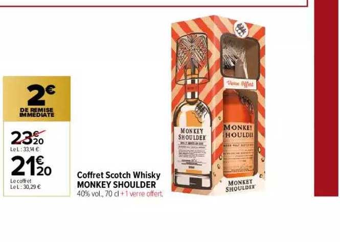 coffret scotch whisky monkey shoulder