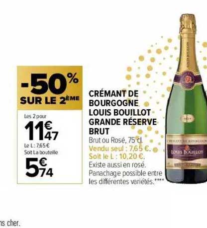 crémant de bourgogne louis bouillot grande réserve brut
