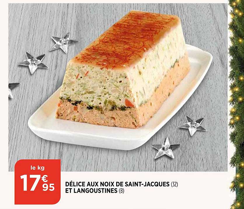 délice aux noix de saint-jacques et langoustines