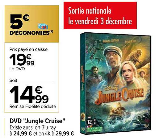dvd "jungle cruise"
