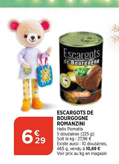 escargots de bourgogne romanzini