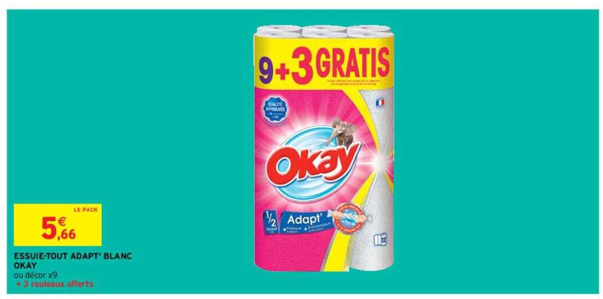 essuie-tout adapt' blanc okay