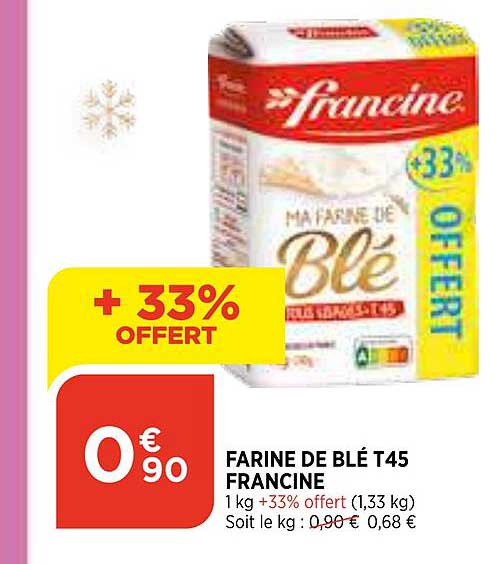 farine de blé t45 francine